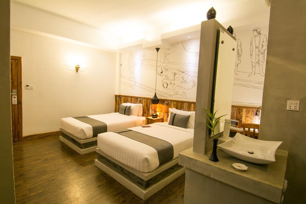 Double Leaf Boutique Hotel Phnom Penh Exterior foto