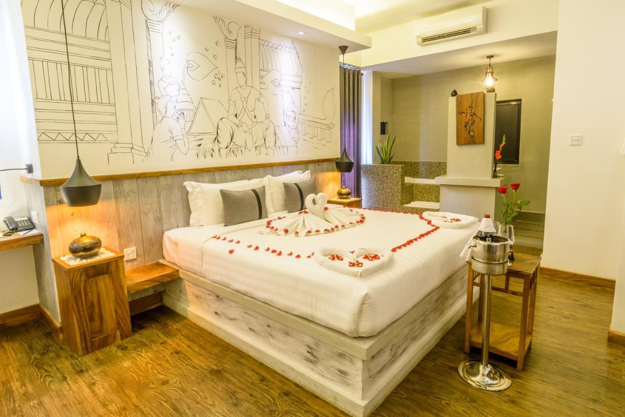 Double Leaf Boutique Hotel Phnom Penh Exterior foto